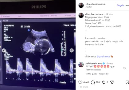 La pareja anunció la llegada de su hija en redes sociales