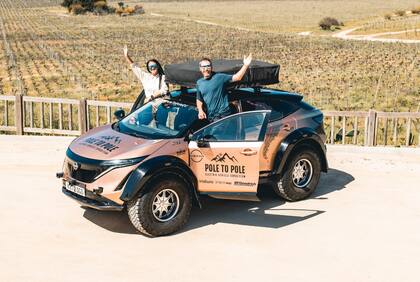 La pareja británica se encuentra en Chile, a pocos kilómetros de Punta Arenas