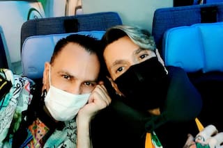 El marido de Roberto Piazza habló sobre el estado de salud del diseñador