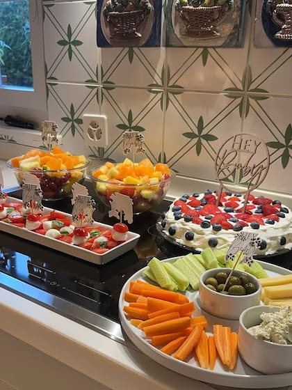 La pareja decidió compartir primero la noticia con sus familiares