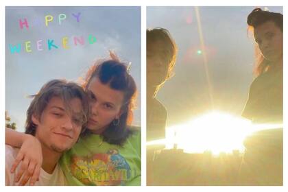 La pareja decidió publicar imágenes en del su fin de semana juntos
