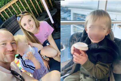 La pareja descubrió que su hijo estaba siendo espiado a través del monitor para bebés