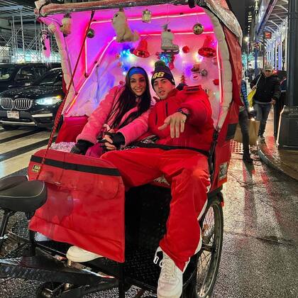 La pareja disfrutó de la ciudad de Nueva York (Foto: Instagram @j.reiii)