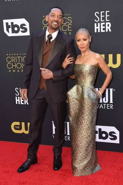 La pareja, el pasado 13 de marzo en la entrega de los Critics Choice Awards