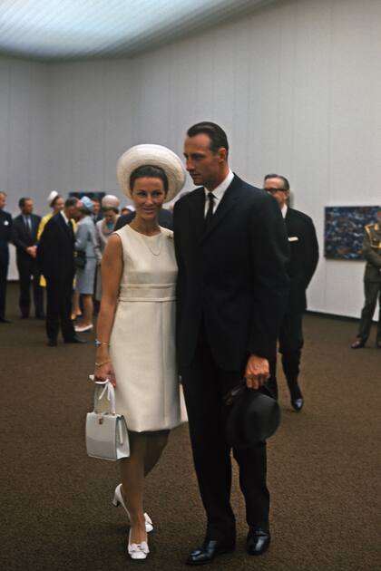La pareja en el centro de Arte de Henie-Onstad, en 1968.