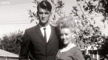 La pareja, en sus años de juventud