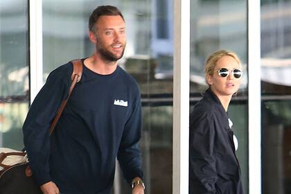 La pareja fue captada por los flashes a la salida del aeropuerto JFK