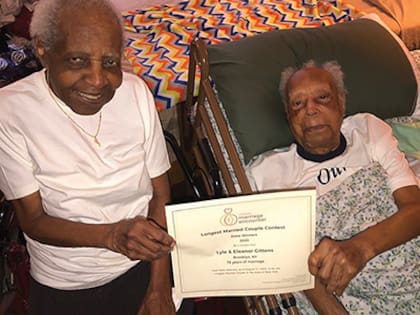 La pareja fue premiada con dos Guinness World Records