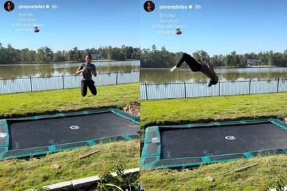 La pareja levantó la casa en un terreno frente a un lago a las afueras de Houston