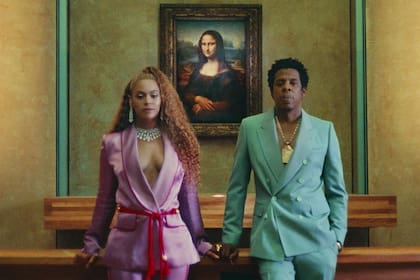 Jay-Z y Beyoncé en modo The Carters (Foto: Captura de video)