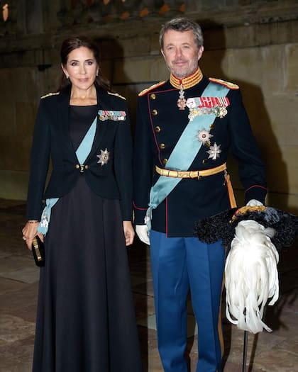 La pareja real en una gala en el Castillo Fredensborg, el 27 de septiembre pasado.