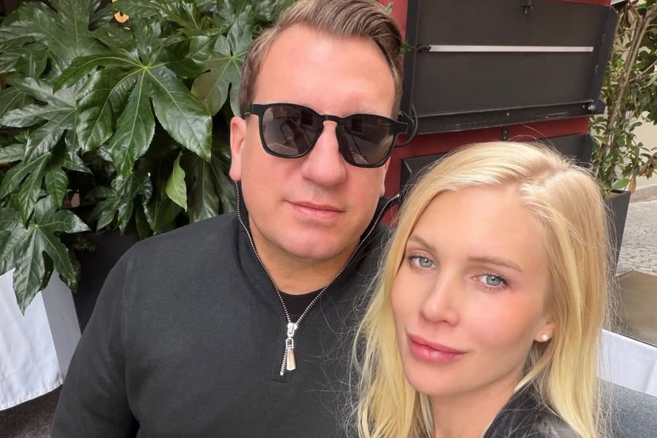 Maxi López y Daniela Christiansson en una foto antigua compartida en redes