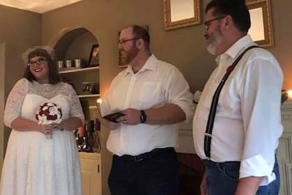 La pareja se casó en 2018 luego de enterarse que esperaban una hija en común