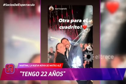La pareja se conoció en Mar del Plata durante el verano, pero la relación comenzó cuando regresaron a Buenos Aires (Captura de video / eltrece)