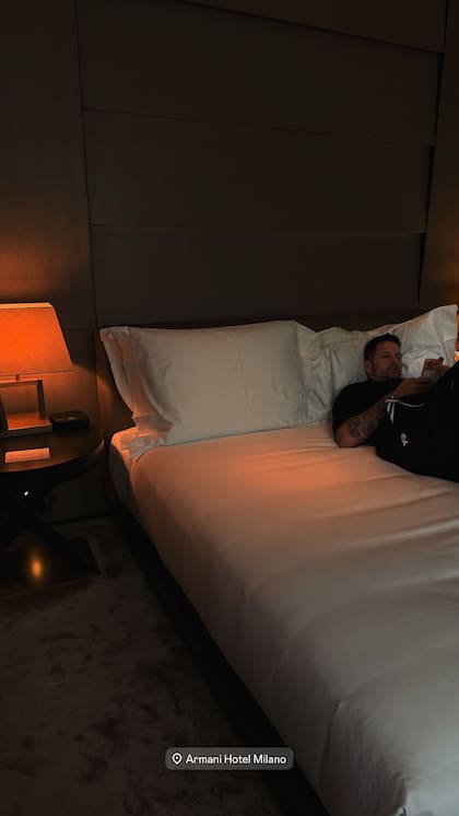 La pareja se hospedó en un lujoso hotel (Foto: Instagram @wanda_nara)