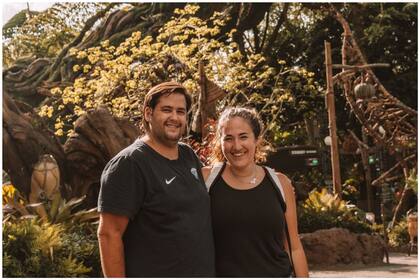 La pareja siempre supo que su deseo era vivir en Disney y comenzaron a buscar la manera de emigrar de manera legal (Foto: Gentileza Marcelo Ruiz)