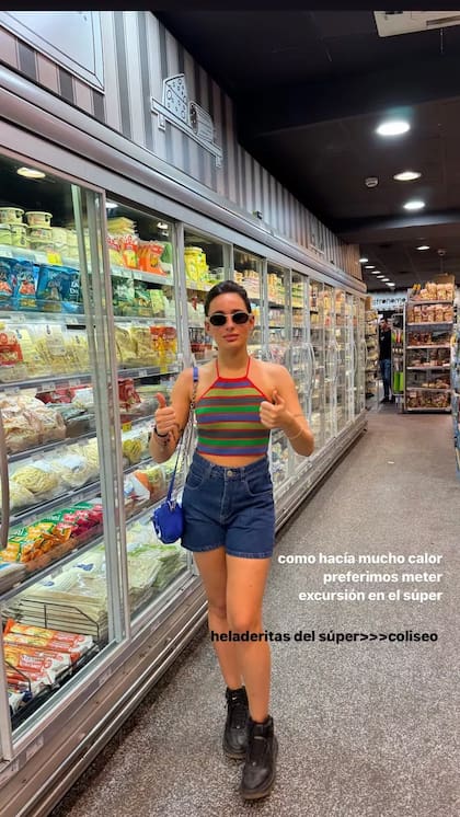 La pareja tuvo que hacerle frente a las altas temperaturas del verano europeo (Foto: Instagram)