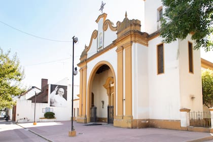 La parroquia donde fue bautizada Eva Duarte
