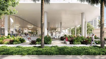 La parte de abajo será para locales comerciales