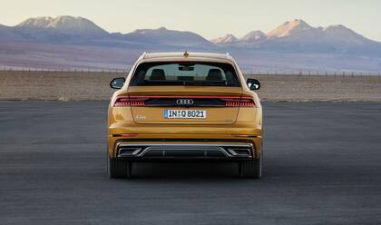 La parte trasera del Audi Q8 es realmente atractiva