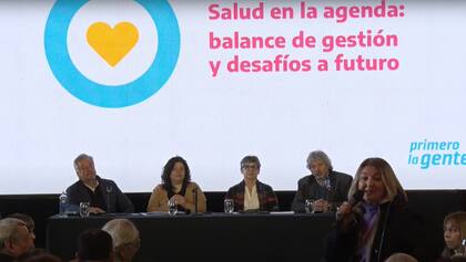 La participación de Sylvia Brunoldi en el acto encabezado por Carla Vizzotti