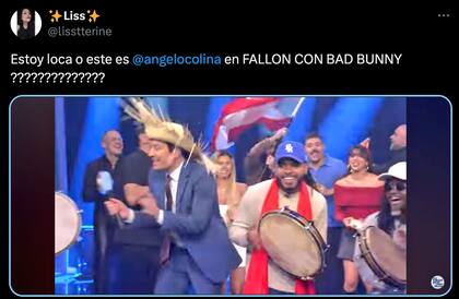 La participación secundaria de Ángelo Colina con Bad Bunny en la TV lo mostró cerca de Jimmy Fallon