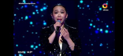 La participante de Canta Conmigo Ahora se presentó con "Los mareados"