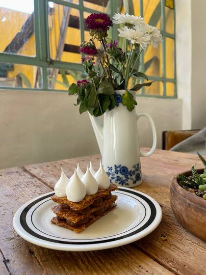 La pastelería artesanal tiene mucho peso en las recetas de la casa