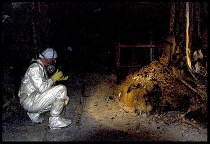 La "pata de elefante" es una formación de corio altamente radioactiva.