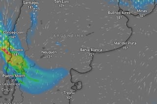 Hay alerta amarilla y naranja por lluvias, tormentas y viento Zonda para este martes 5 de mayo