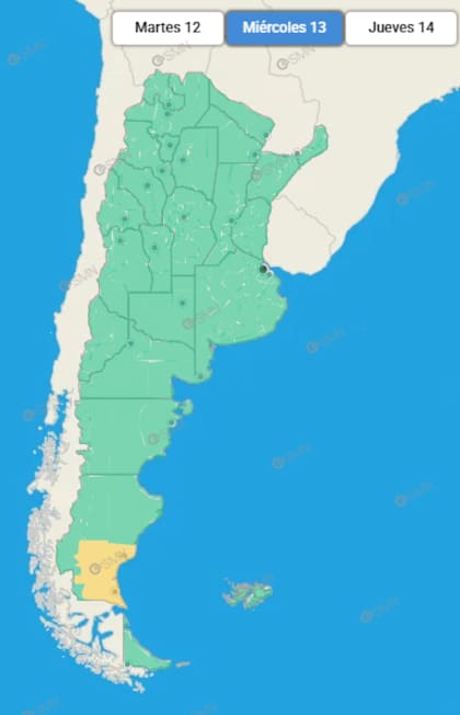 La Patagonia tendrá una jornada ventosa