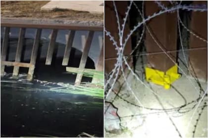 La Patrulla Fronteriza de San Diego arrestó recientemente a 19 migrantes mexicanos que se encontraban ocultos en un sistema de drenaje fronterizo