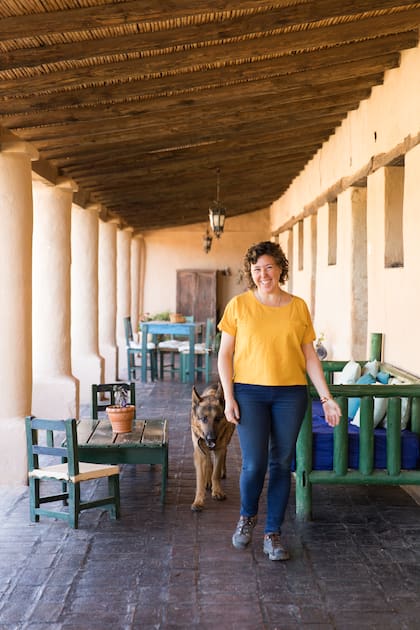 Virginia Ruiz Moreno, anfitriona en La Paya.