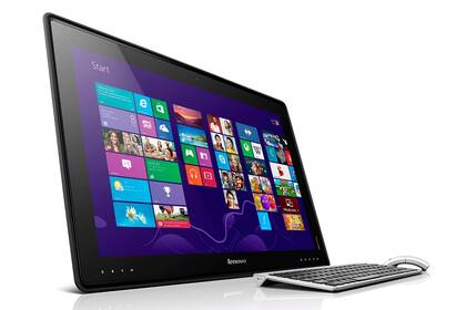 La PC IdeaCentre Horizon de Lenovo tiene una pantalla táctil de 27 pulgadas