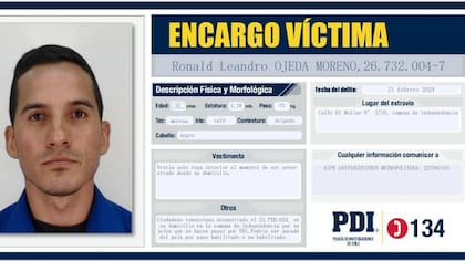 La PDI de Chile lanzó una alerta de Interpol por el secuestro del teniente venezolano Ronald Ojeda Moreno