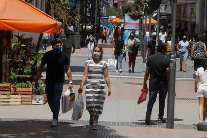 La peatonal de la ciudad de Tucumán