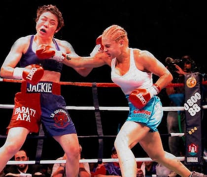 La pelea con Jackie Nava, uno de los grandes hitos de su carrera