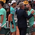 Así fue la pelea entre dos tenistas en un partido de la clasificación de Roland Garros