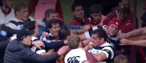 La pelea entre los jugadores de CASI y Newman que terminó con dos jugadores excluidos