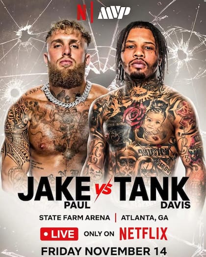 La pelea Jake Paul vs. Gervonta Davis será transmitida por Netflix (MVP)