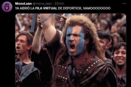 La pelea por una entrada se vio ejemplificada en Corazón Valiente (Captura Twitter)
