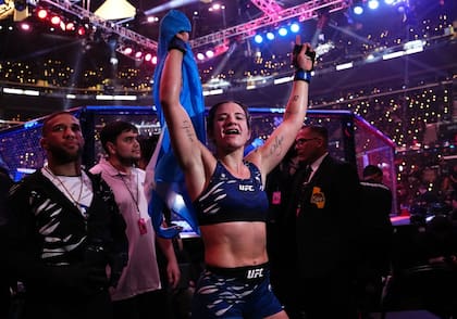 La peleadora argentina que está en el 8 puesto del ranking mundial de UFC
