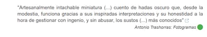 La película fue aprobada por la crítica especializada (Foto: Captura FilmAffinity)