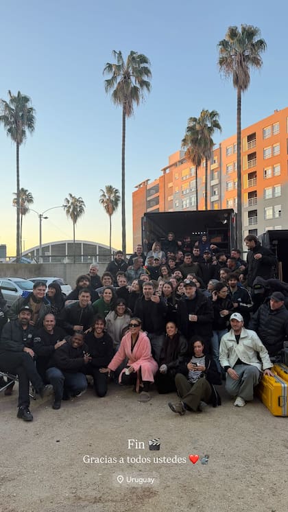 La película se rodó en Montevideo, Uruguay y está protagonizada por Wanda Nara y Agustín Bernasconi (Foto: Instagram @wanda_nara)