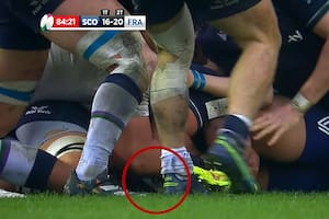 Por qué el referí no dio el try de Escocia ante Francia y el diálogo que casi modifica el ganador