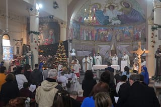 La pequeña comunidad cristiana de Gaza intenta mantener el espíritu navideño durante la tregua