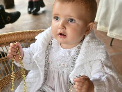 La pequeña Julia cumplió su primer año de vida