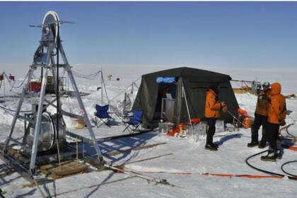 La perforación del orificio comenzó el 7 de enero