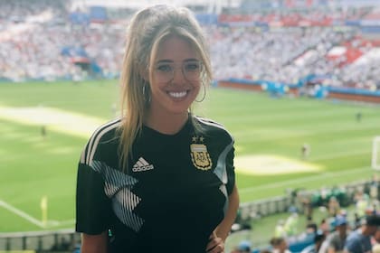 La periodista e influencer viajó a Rusia a cubrir el Mundial para ESPN