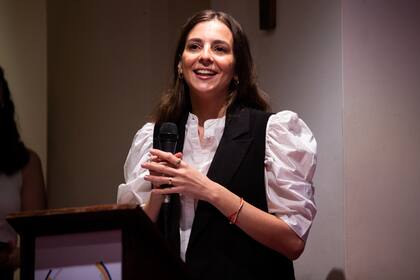 La periodista Lucía Sol Miguel, de LA NACION, ganadora del primer premio en la categoría Derechos Humanos